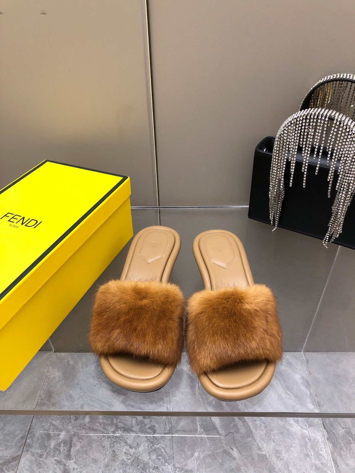 Fendi Baguette Slide