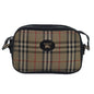 Burberry Nova Brand Canvas White Shoulder Bag Style 49