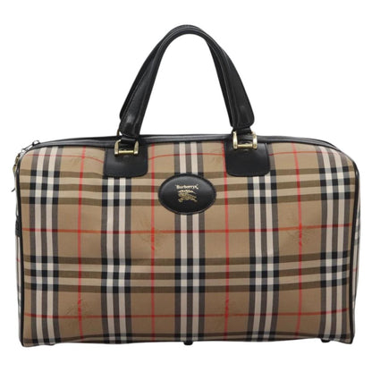 Burberry Nova Check Beige Canvas Travel Bag ( )