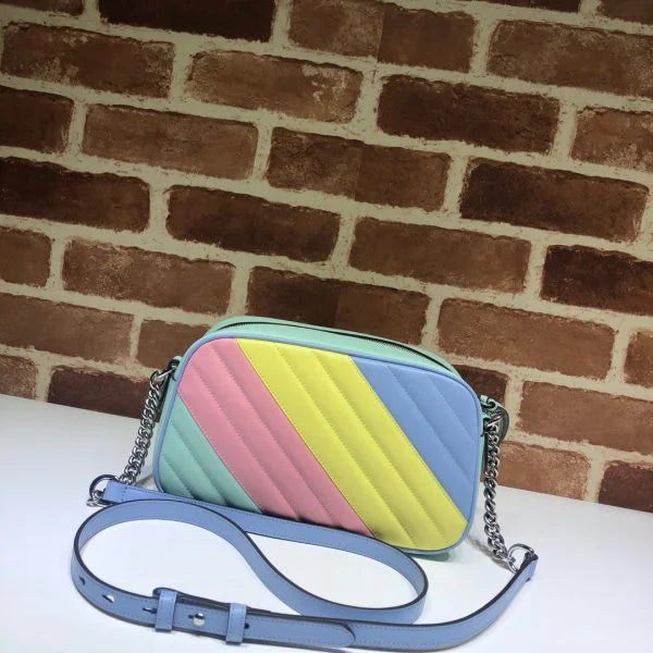Gucci GG Marmont Matelass茅 Crossbody Bag