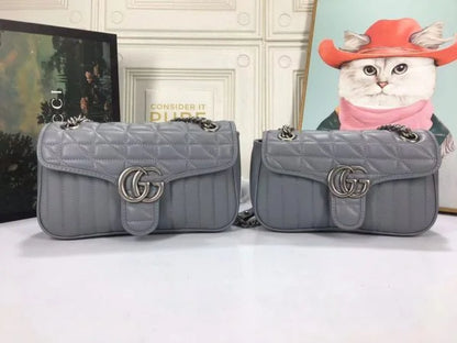 Gucci GG Marmont Matelass茅 New Handbags