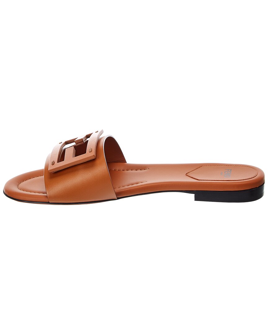 Fendi Ff Leather Sandal Rovelle Bags