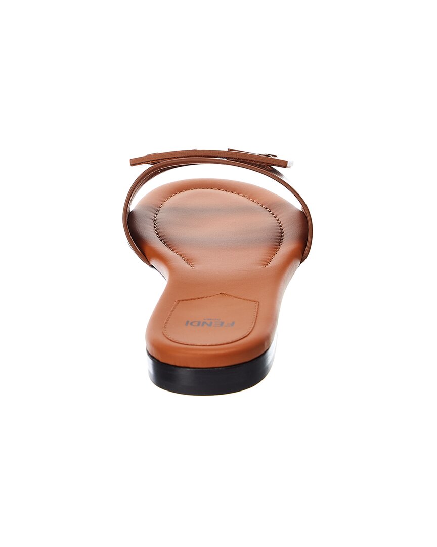 Fendi Ff Leather Sandal Rovelle Bags