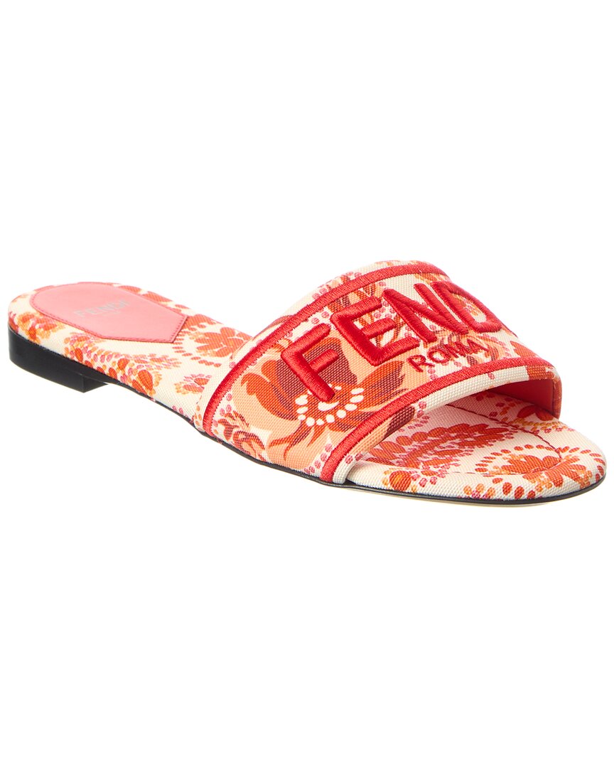 Fendi Sunshine Canvas Sandal Rovelle Bags