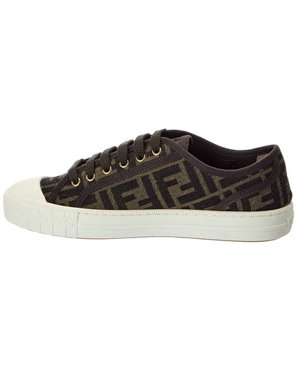 Fendi Domino Ff Canvas Sneaker Rovelle Bags