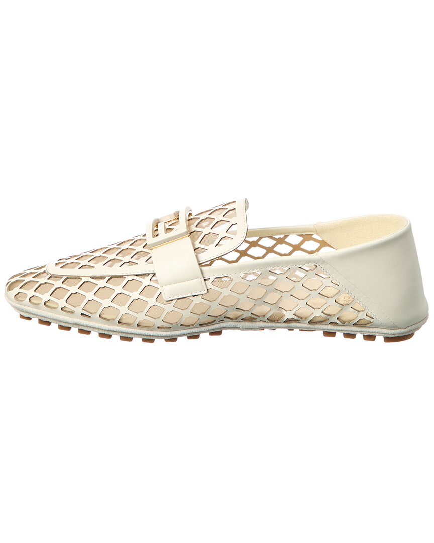 Fendi Baguette Leather & Mesh Loafer Rovelle Bags