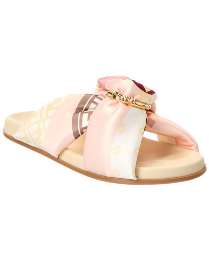 Fendi Feel Satin Sandal Rovelle Bags