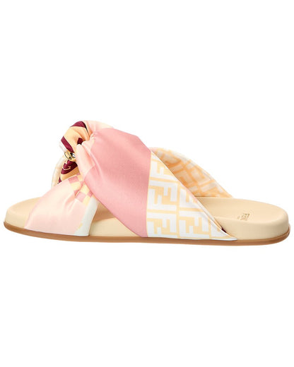 Fendi Feel Satin Sandal Rovelle Bags