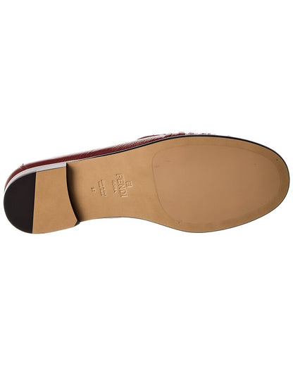Fendi Baguette Leather Loafer Rovelle Bags