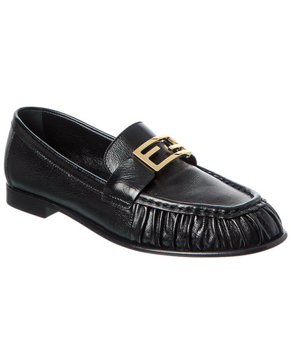 Fendi Baguette Leather Loafer Rovelle Bags