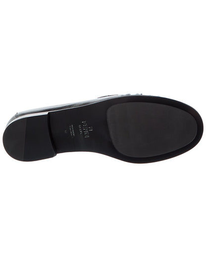 Fendi Baguette Leather Loafer Rovelle Bags