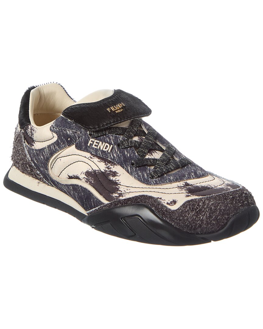 Fendi Wave Pulse Tech Fabric & Suede Sneaker Rovelle Bags