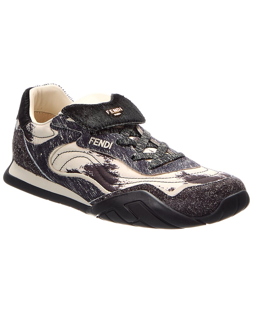 Fendi Wave Pulse Tech Fabric & Suede Sneaker Rovelle Bags
