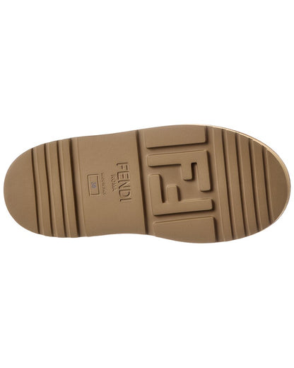 Fendi Apres Ff Suede & Shearling Mule Rovelle Bags