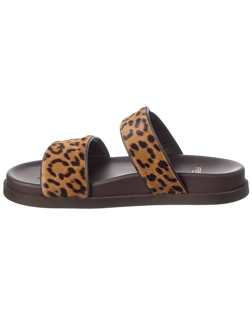 Fendi Feel Haircalf & Leather Sandal Rovelle Bags