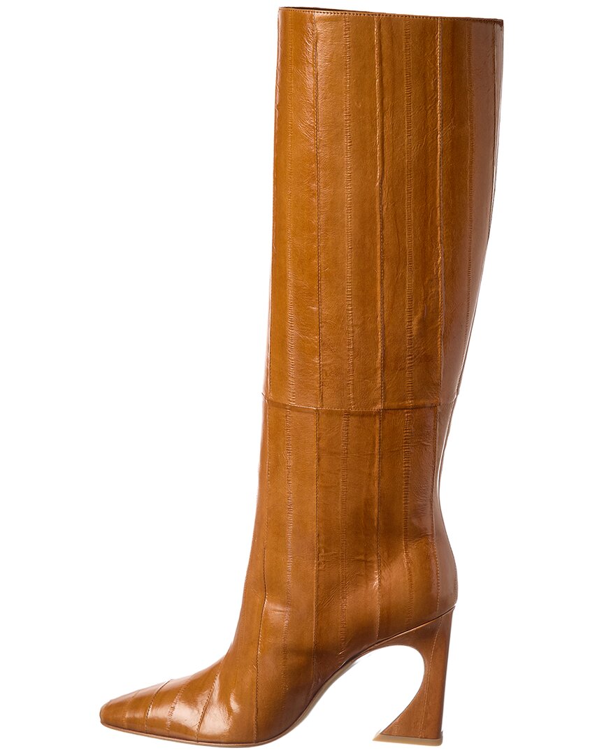 Fendi Arco Leather Knee-High Bootie Rovelle Bags