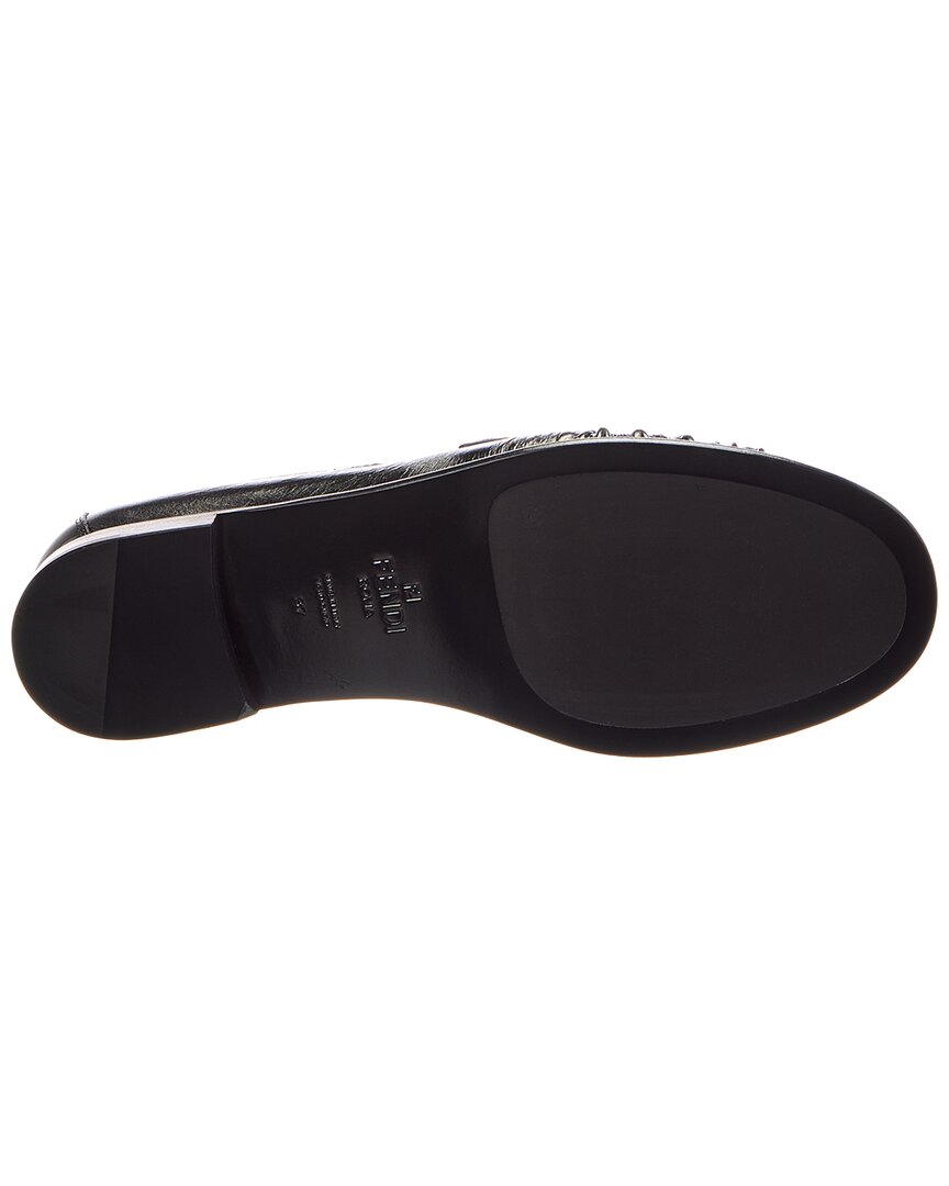 Fendi Baguette Leather Loafer Rovelle Bags