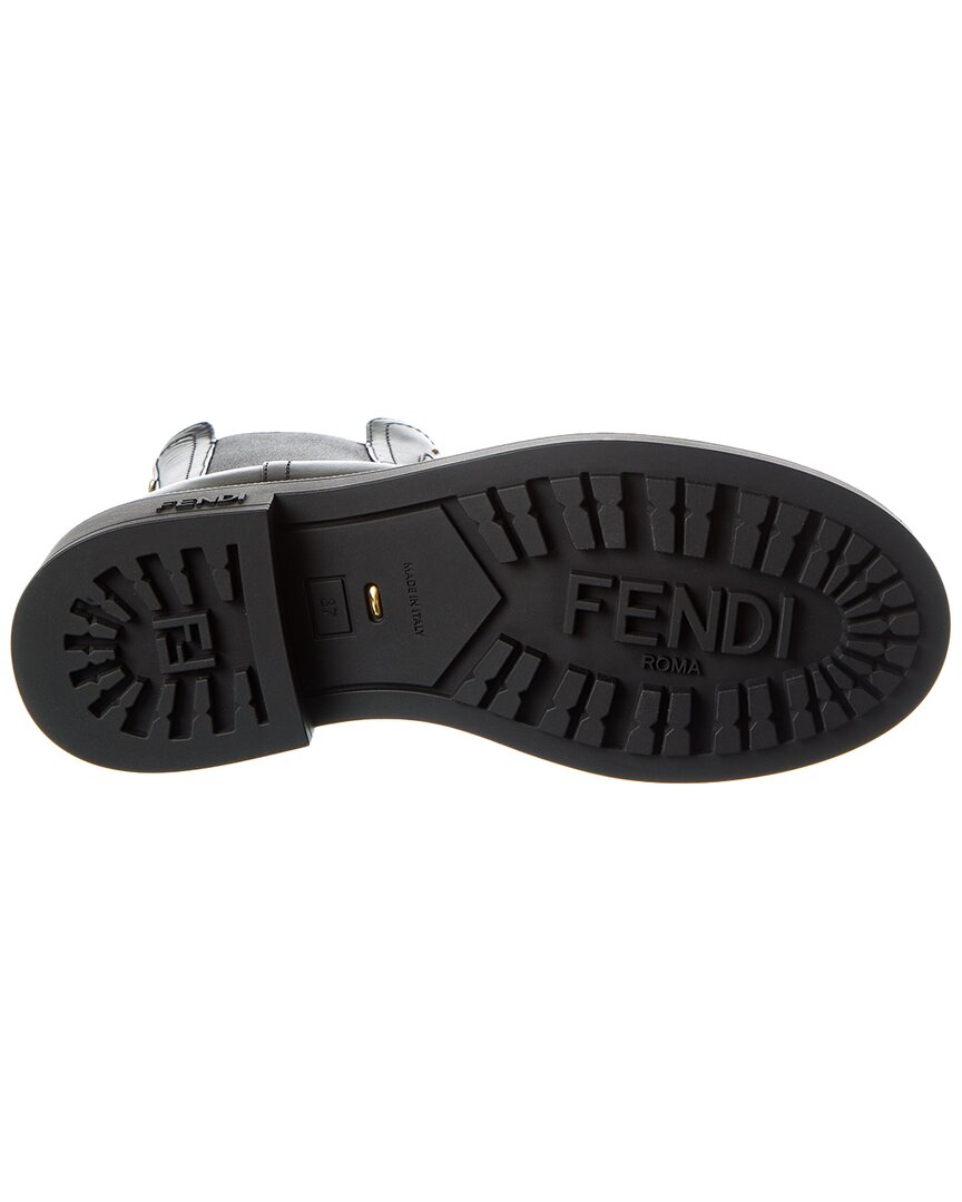 Fendi Filo Leather Biker Boot Rovelle Bags