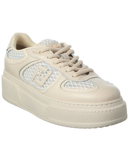 Fendi Match Leather & Mesh Platform Sneaker Rovelle Bags
