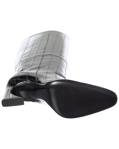 Fendi Arco Fine Patent Over-The-Knee Boot Rovelle Bags
