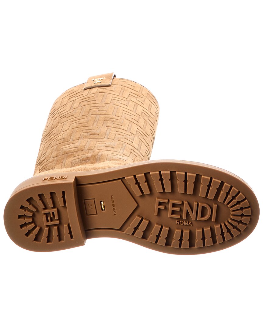 Fendi Filo Ff Suede Knee-High Boot Rovelle Bags