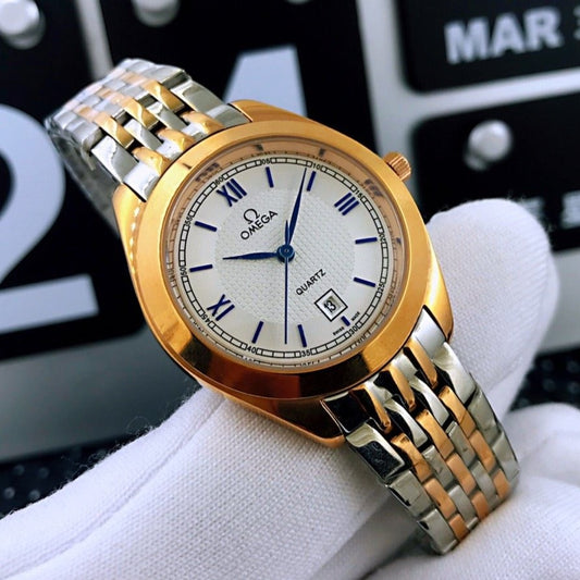 DE VILLE 33MM QUARTZ GOLD STEEL