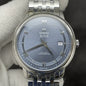 DEVILLE PRESTIGE 39.5MM STEEL BLUE DIAL