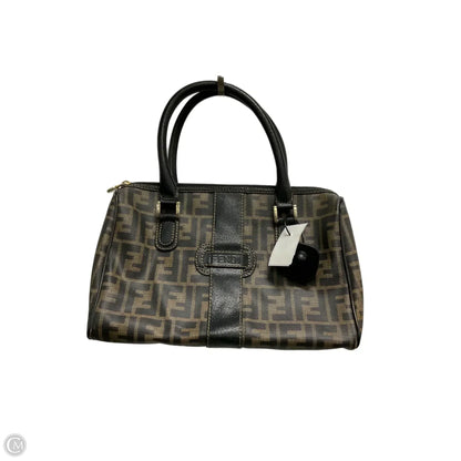 Zucca Boston Bag By Fendi, Size: Medium Rovelle Bags