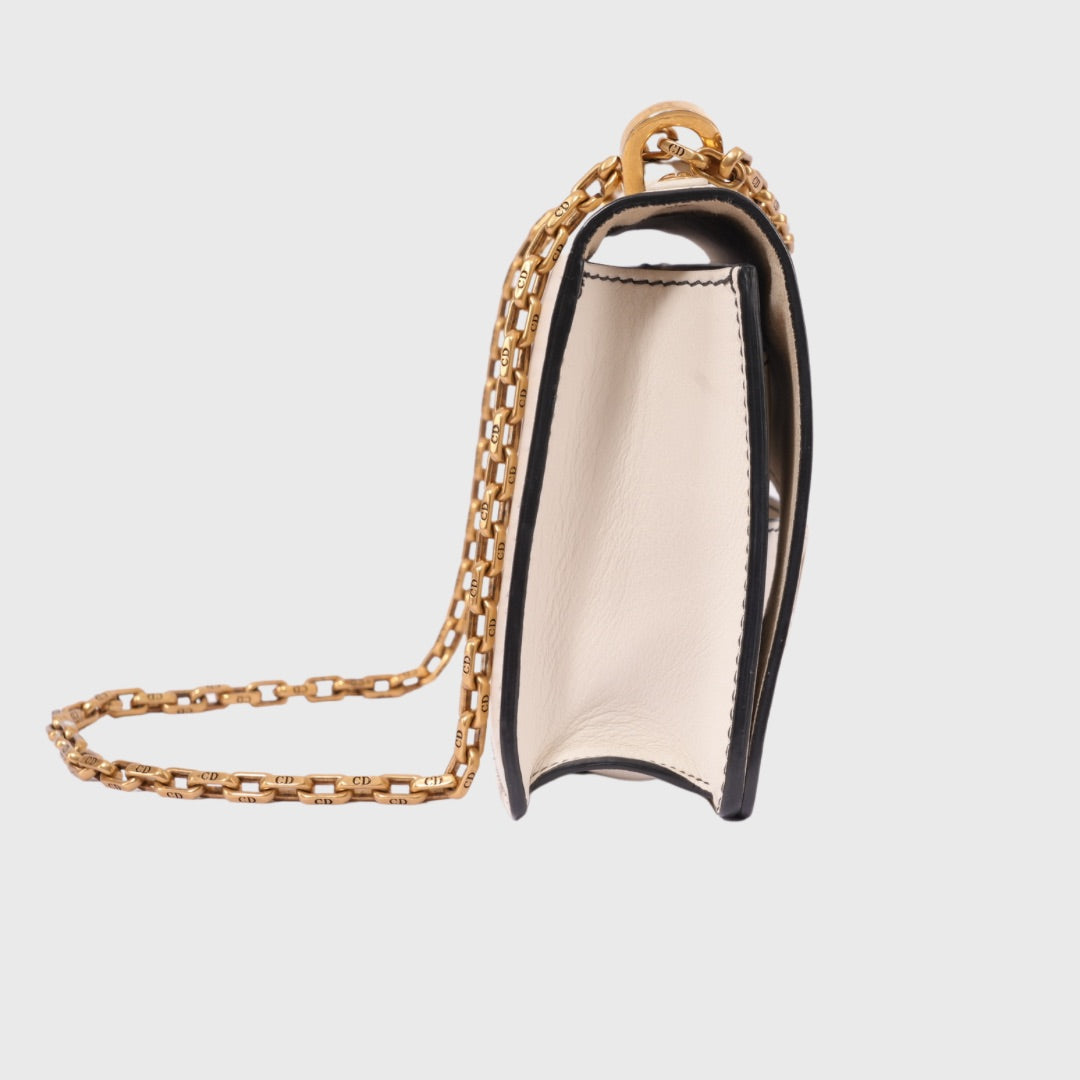 Dior Chain Leather Handbag Rovelle Bags