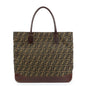 FENDI Zucca Canvas Leather Tote Bag Shoulder Bag Brown 16329 Rovelle Bags