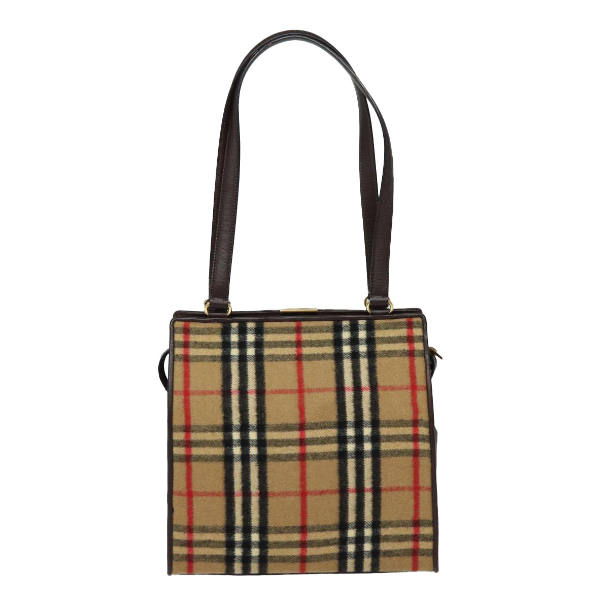 Burberry Nova Brand Check White Shoulder Bag Style 9
