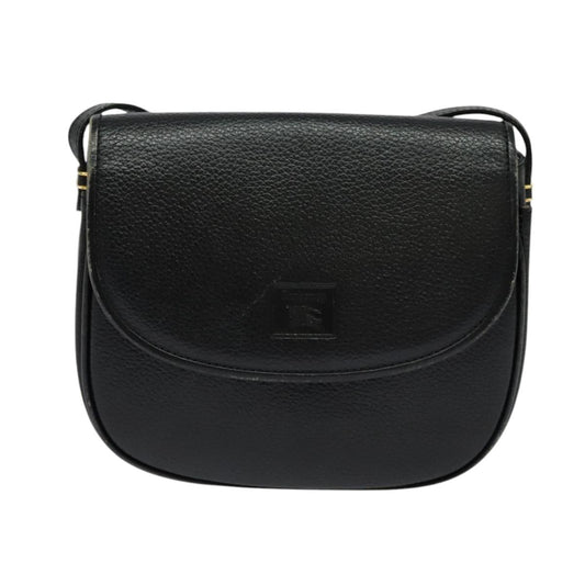 Burberry Black Leather Shoulder Bag ( )