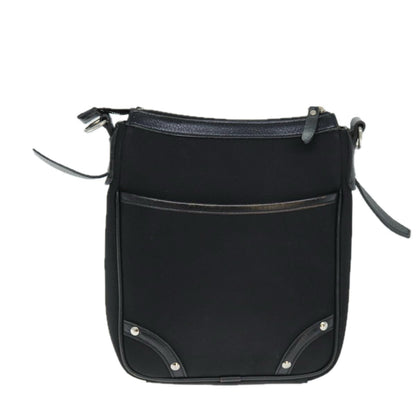 Burberry Nova Brand Canvas Black Shoulder Bag