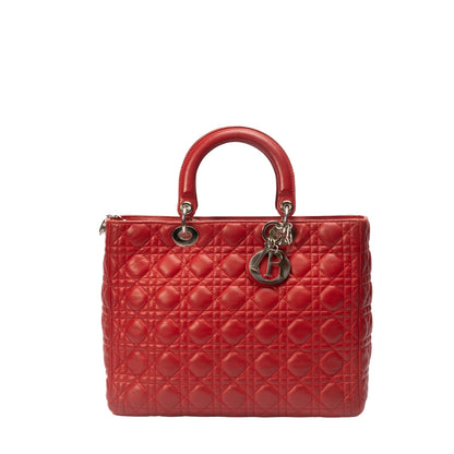 Dior Lady Dior Leather Handbag Rovelle Bags
