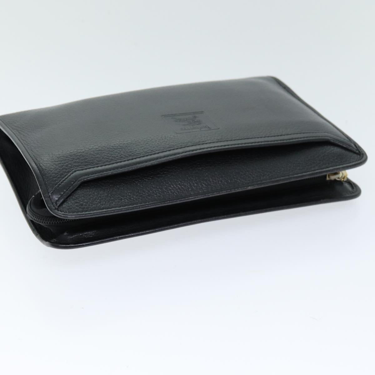Burberry Brand Leather Black Clutch Bag Style 2