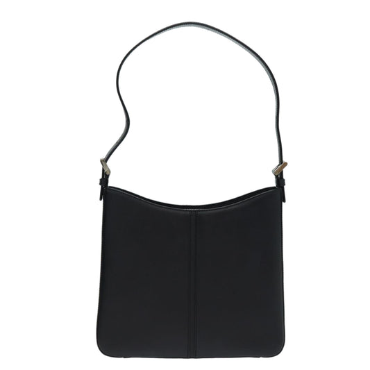 Burberry Brand Leather Black Shoulder Bag Style 22