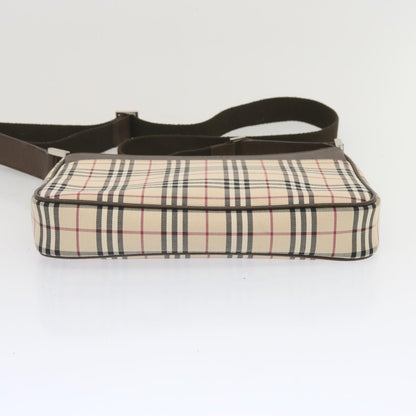 Burberry Nova Brand Canvas White Shoulder Bag Style 24
