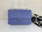 Chanel Classic Double Flap 25 Shoulder Bag Purple