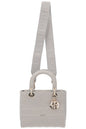 Christian Dior Lady D-Lite Bag Medium Grey Rovelle Bags