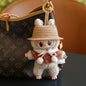 (Baby + clothes) Sitting party baby clothes plush vinyl face doll bag pendant girl gift