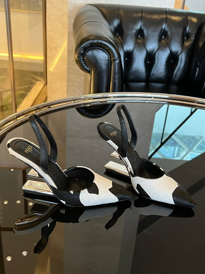 Fendi First Heel Slingbacks