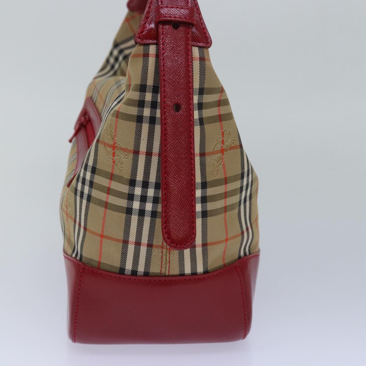 Burberry Nova Brand Canvas Red Shoulder Bag Style 2