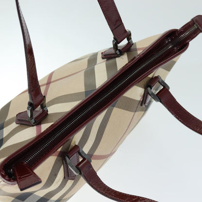 Burberry Nova Brand Canvas White Shoulder Bag Style 4