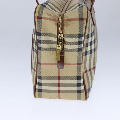 Burberry Nova Check Beige Canvas Handbag ( )