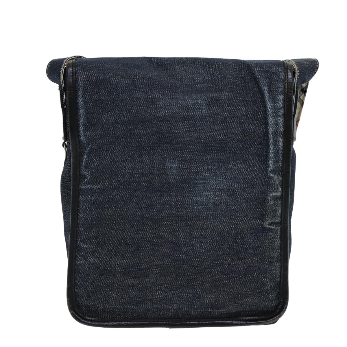 Burberry Nova Brand Canvas Blue Shoulder Bag Style 2