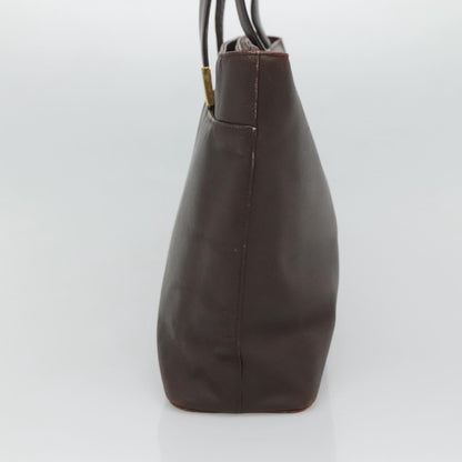 Burberry Nova Check Brown Leather Tote Bag ( )