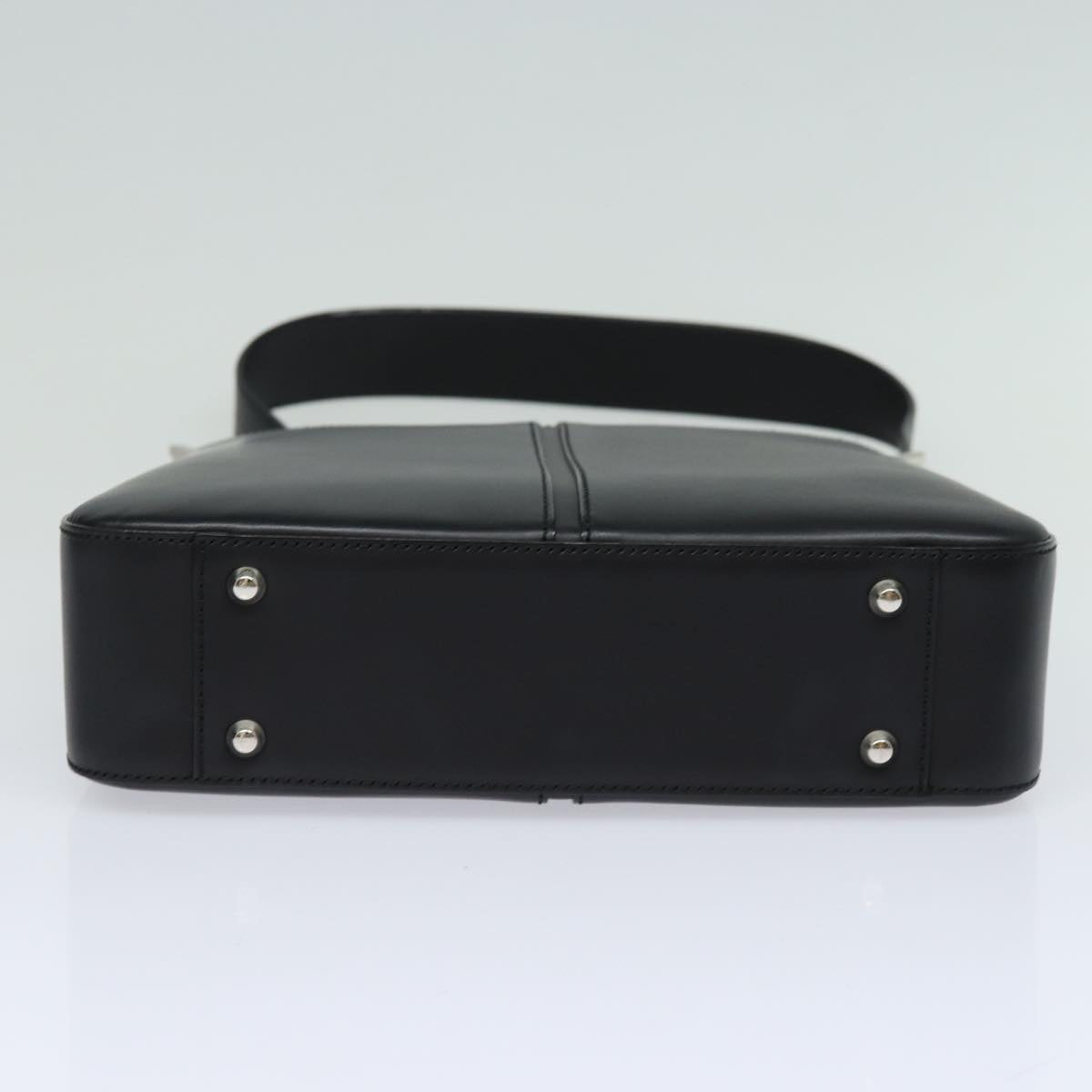 Burberry Brand Leather Black Shoulder Bag Style 22