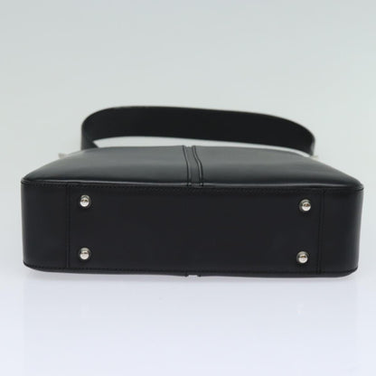Burberry Brand Leather Black Shoulder Bag Style 22