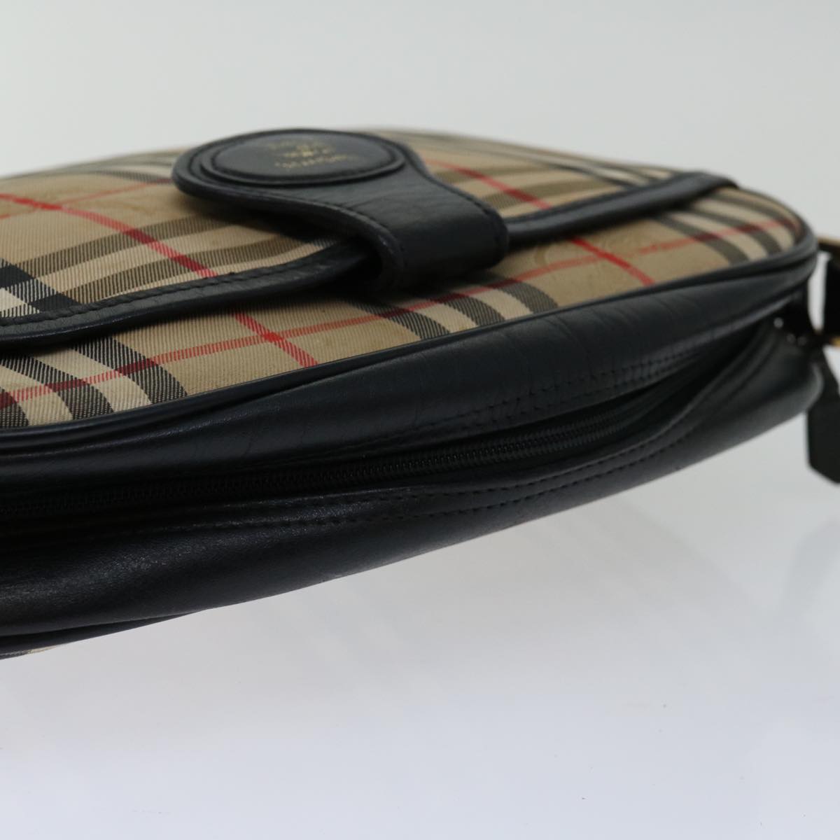Burberry Brand Canvas White Shoulder Bag