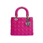 Dior Handbag lambskin Lambskin Pink 2WAY handbag Canage Rovelle Bags